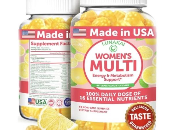 Lunakai USA Made Women’s Multivitamin Gummies, 60 ct only $10.37 shipped!